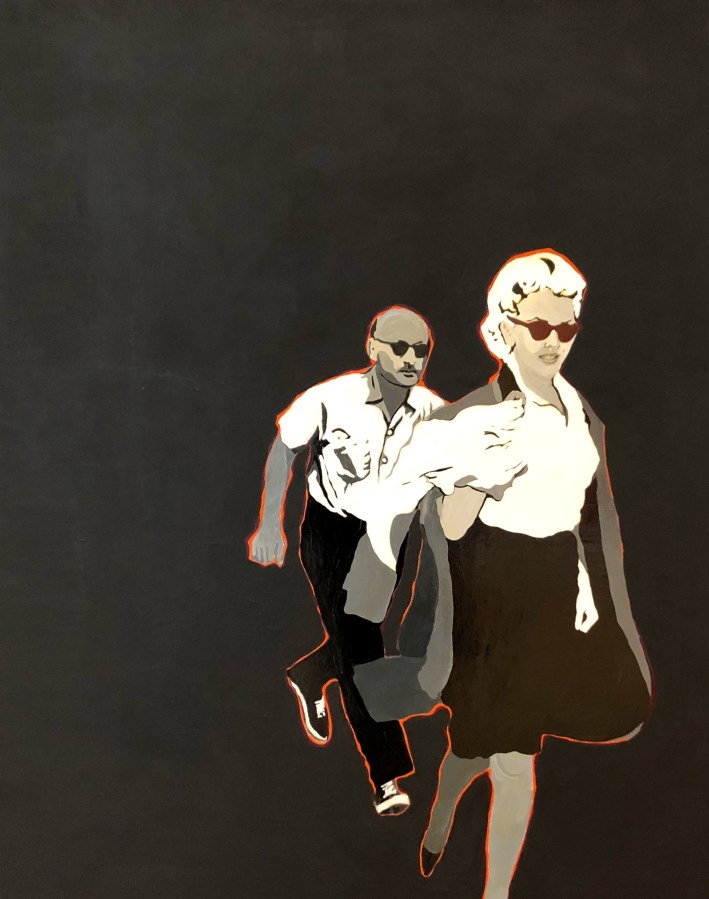 Marilyn Pursued by Death, Rosalyn Drexler