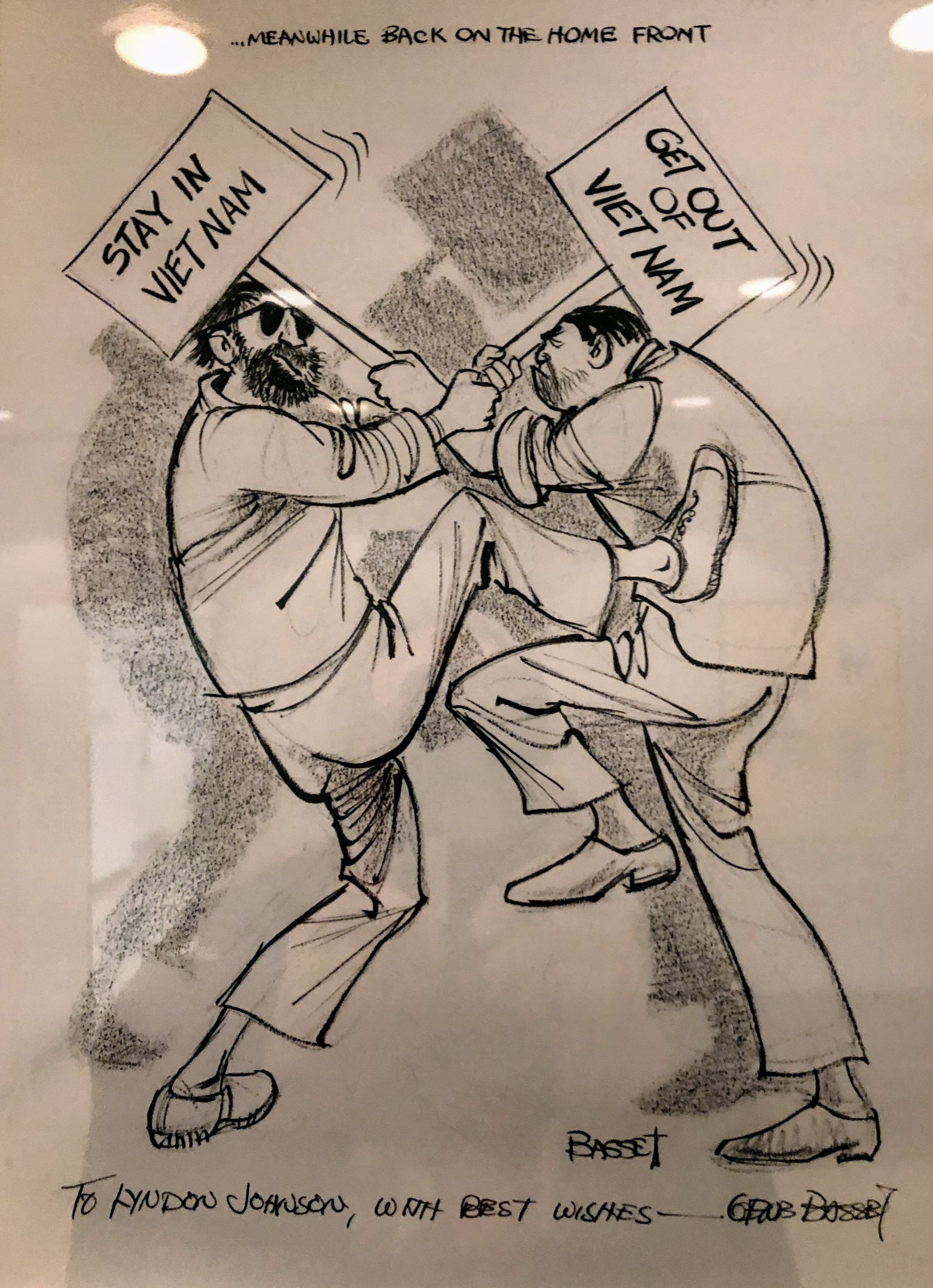 Vietnam War era cartoon