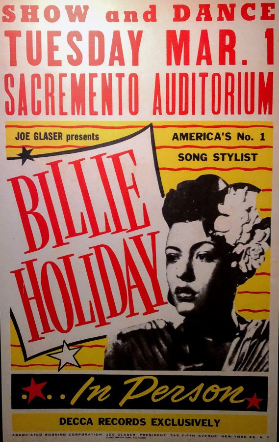 Billie Holiday show poster