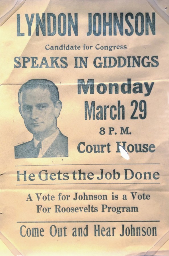 LBJ campaigns