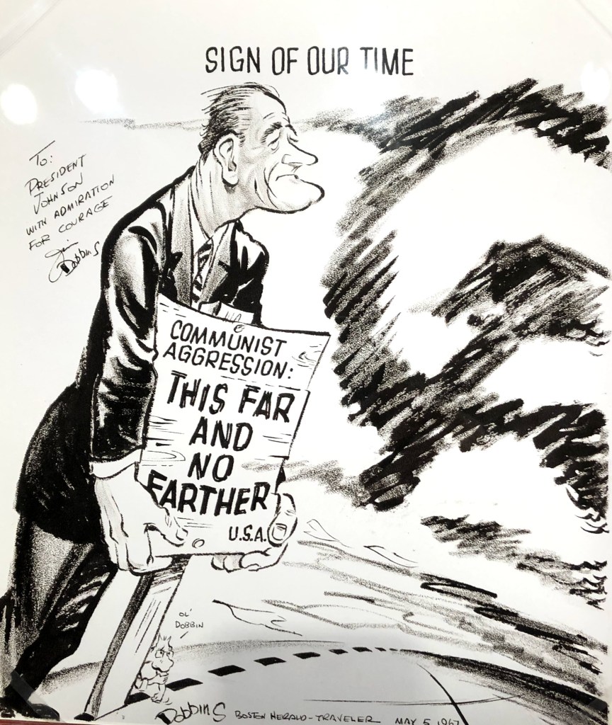 LBJ cartoon