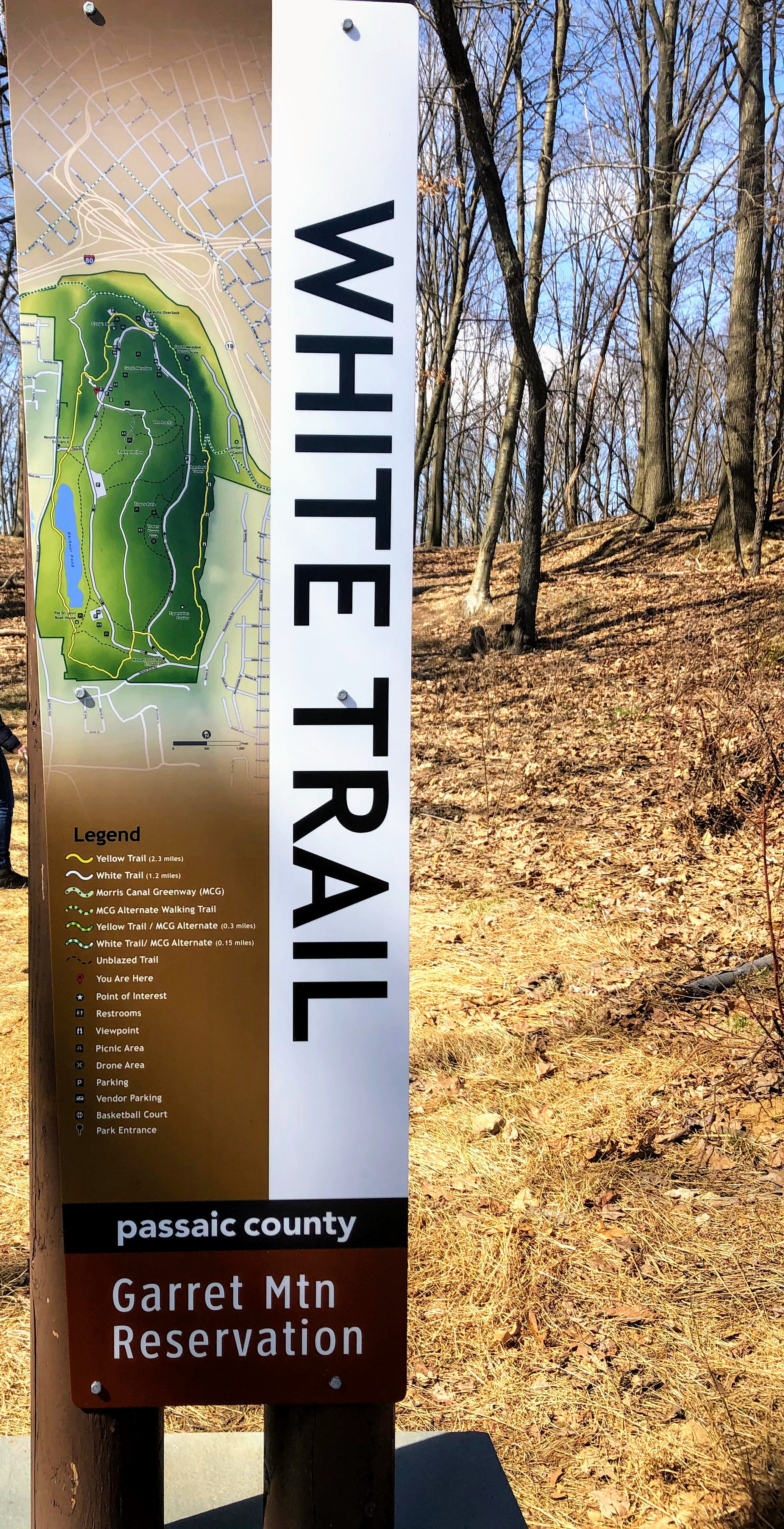 Garret Mountain trail