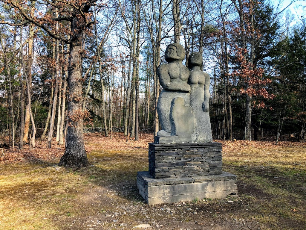 sculpture at Opus 40