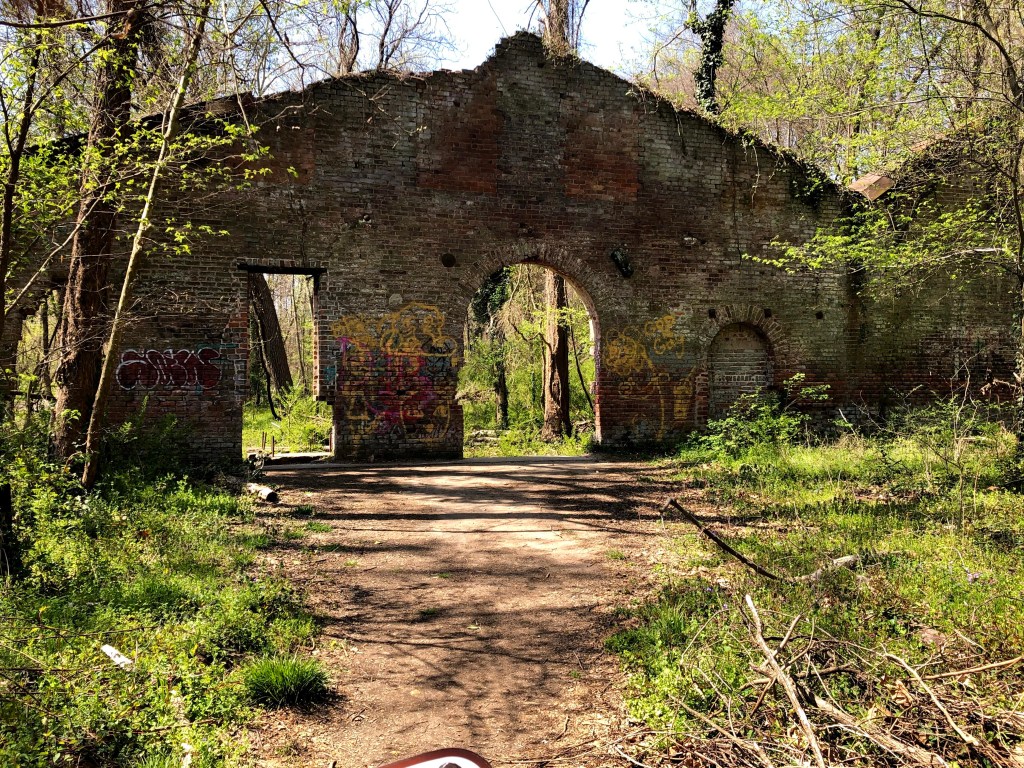 Remains of Belle Isle factory
