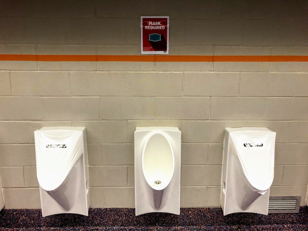 Mens room at City Field