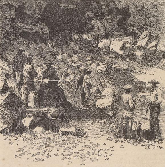 Chinese railroad laborers
