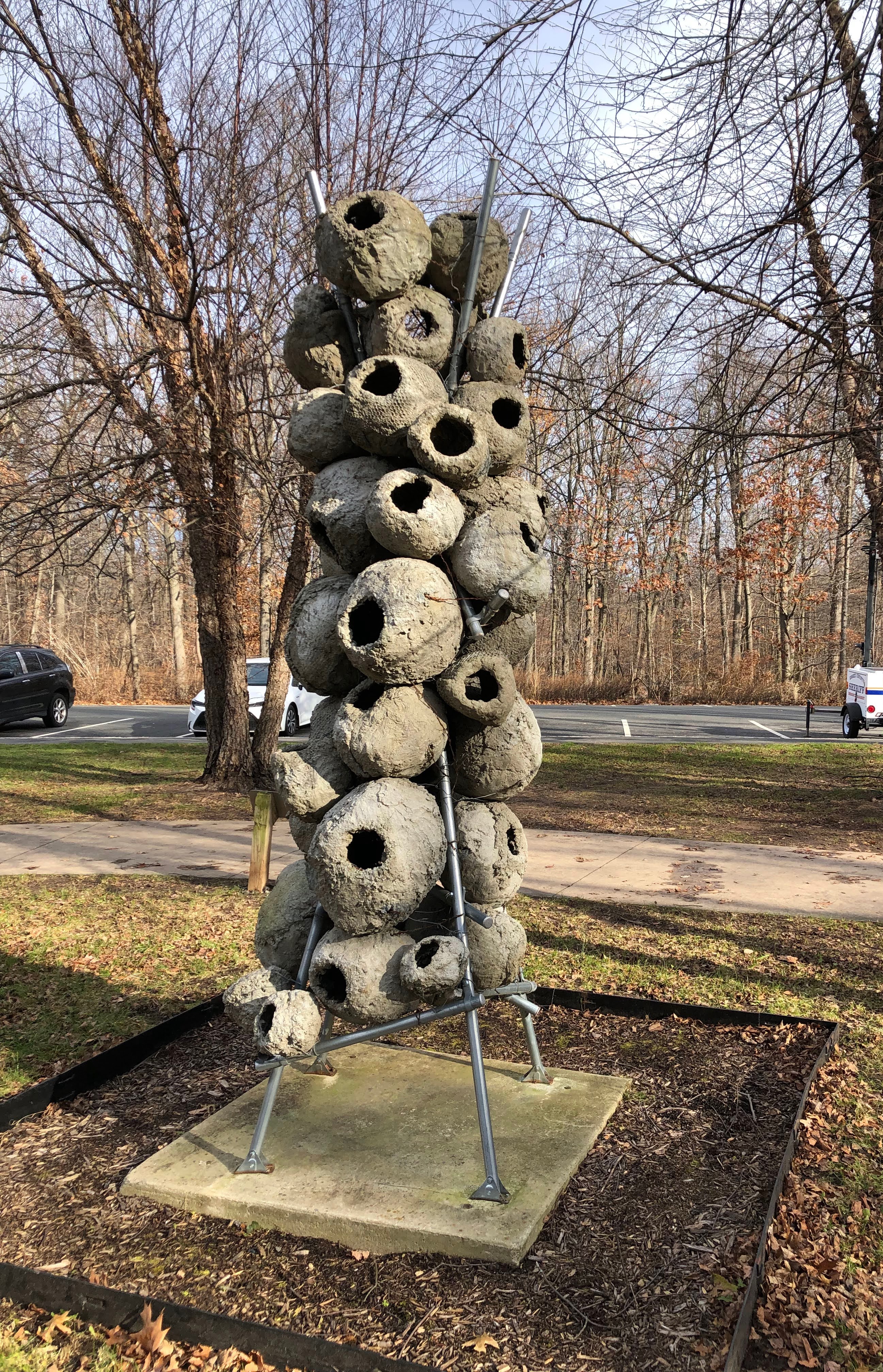 South Mountain Bird Tower, Ben Pranger, concrete and steel