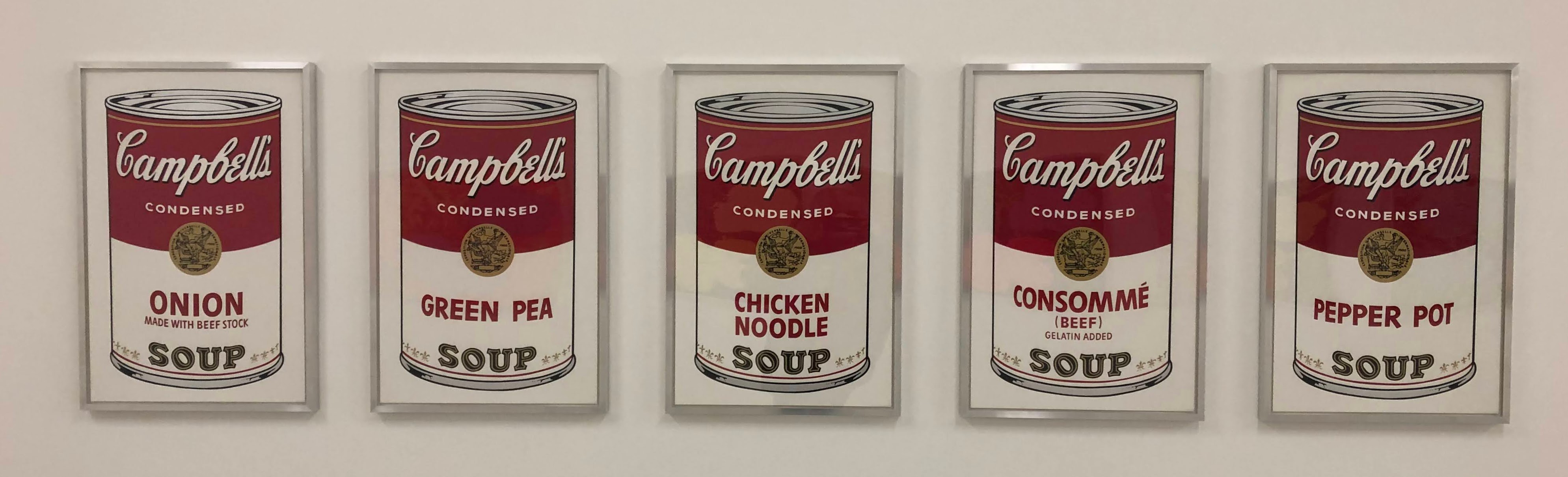 Campbell Coup Cans, Andy Warhol