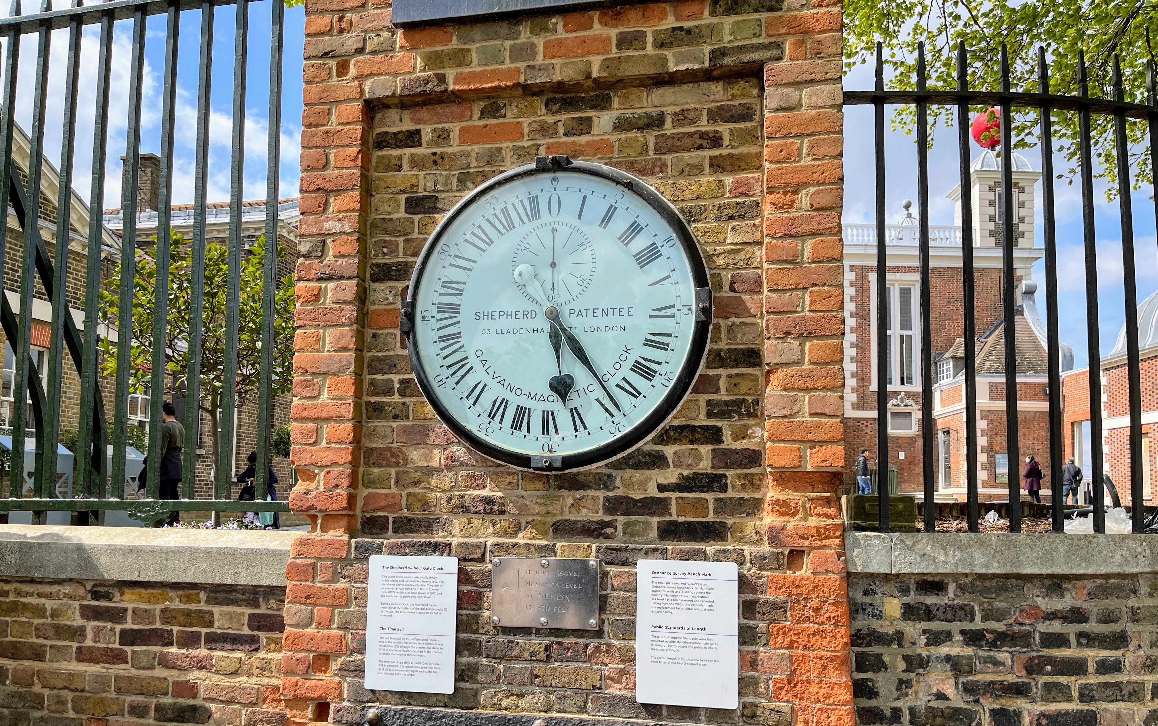 Shepard 24-Hour Gate Clock