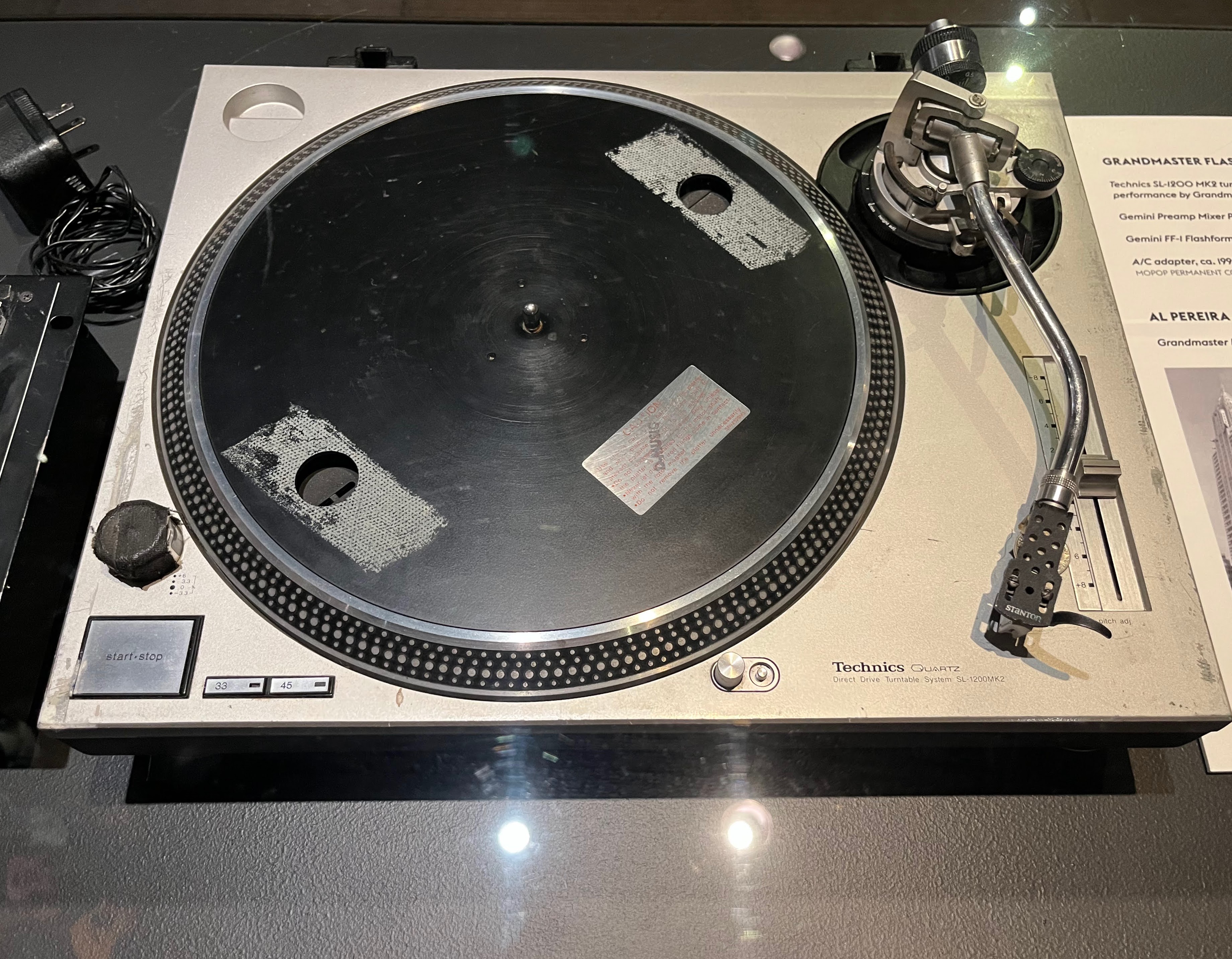 Grandmaster Flash turntable