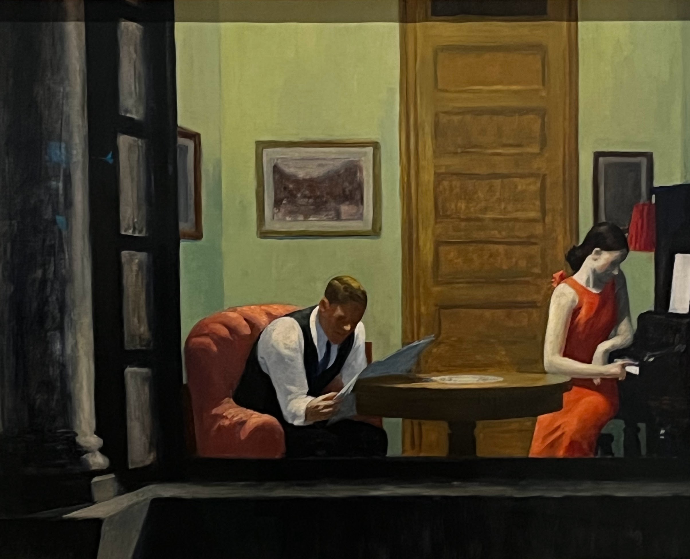 Room in New York, Edward Hopper