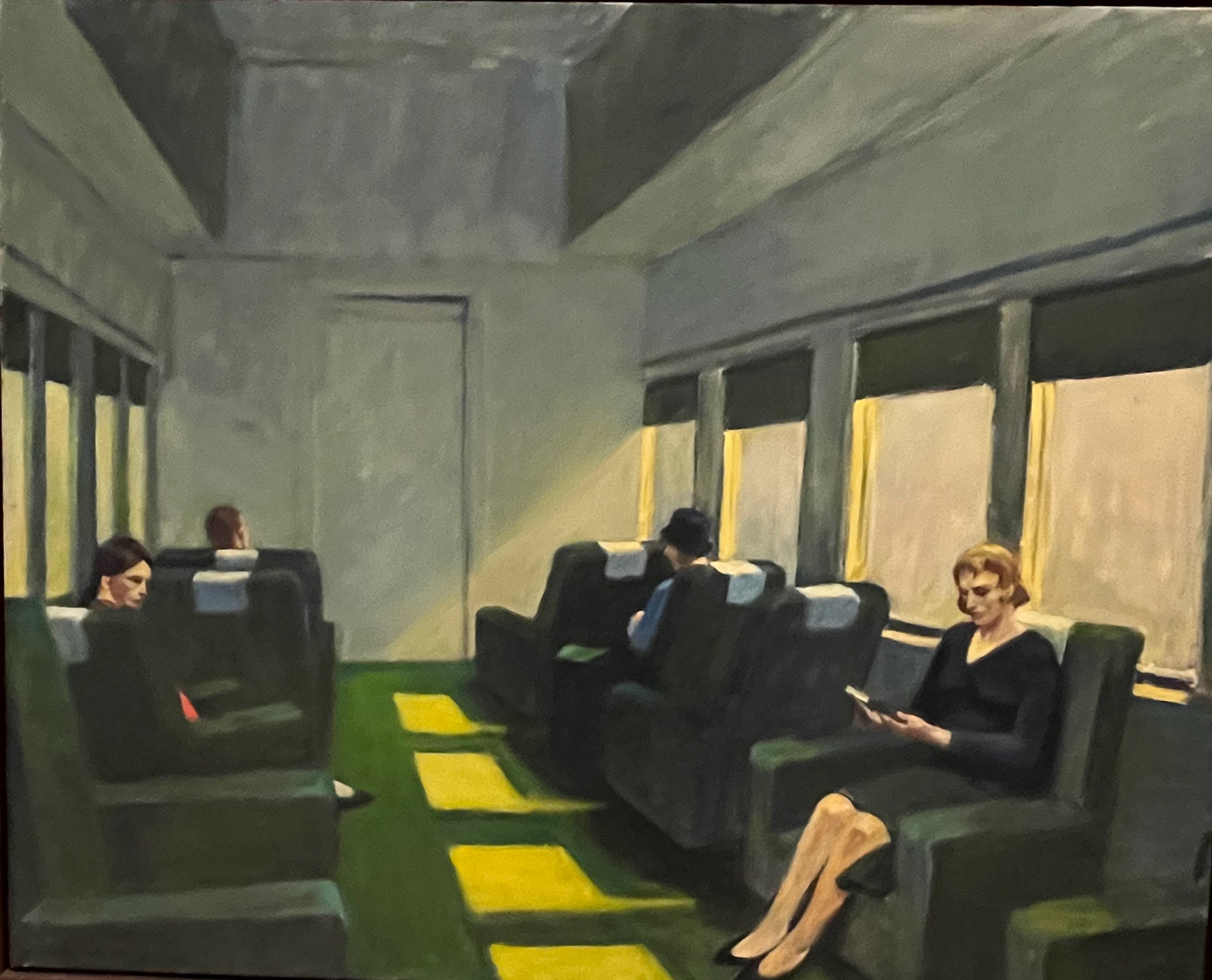 Chair Car, Edward Hopper