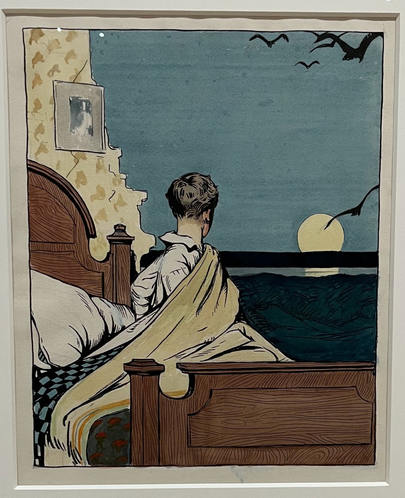 Boy and Moon, Edward Hopper