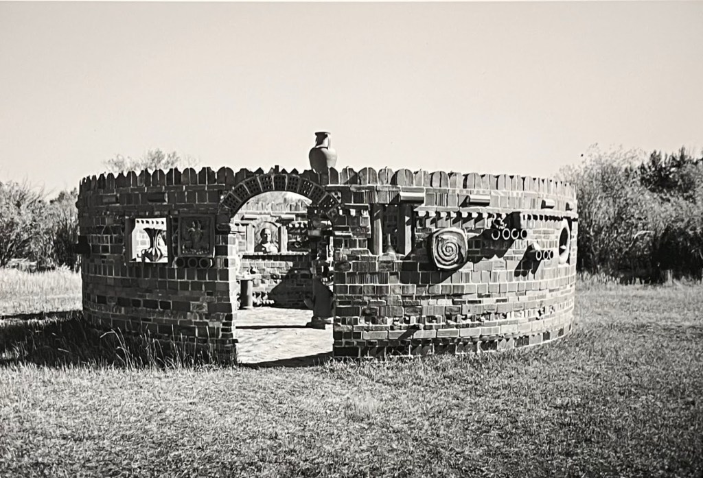 View of Potter's Shrine, constructed by artist Robert Harrison, Ann Benham Koerner