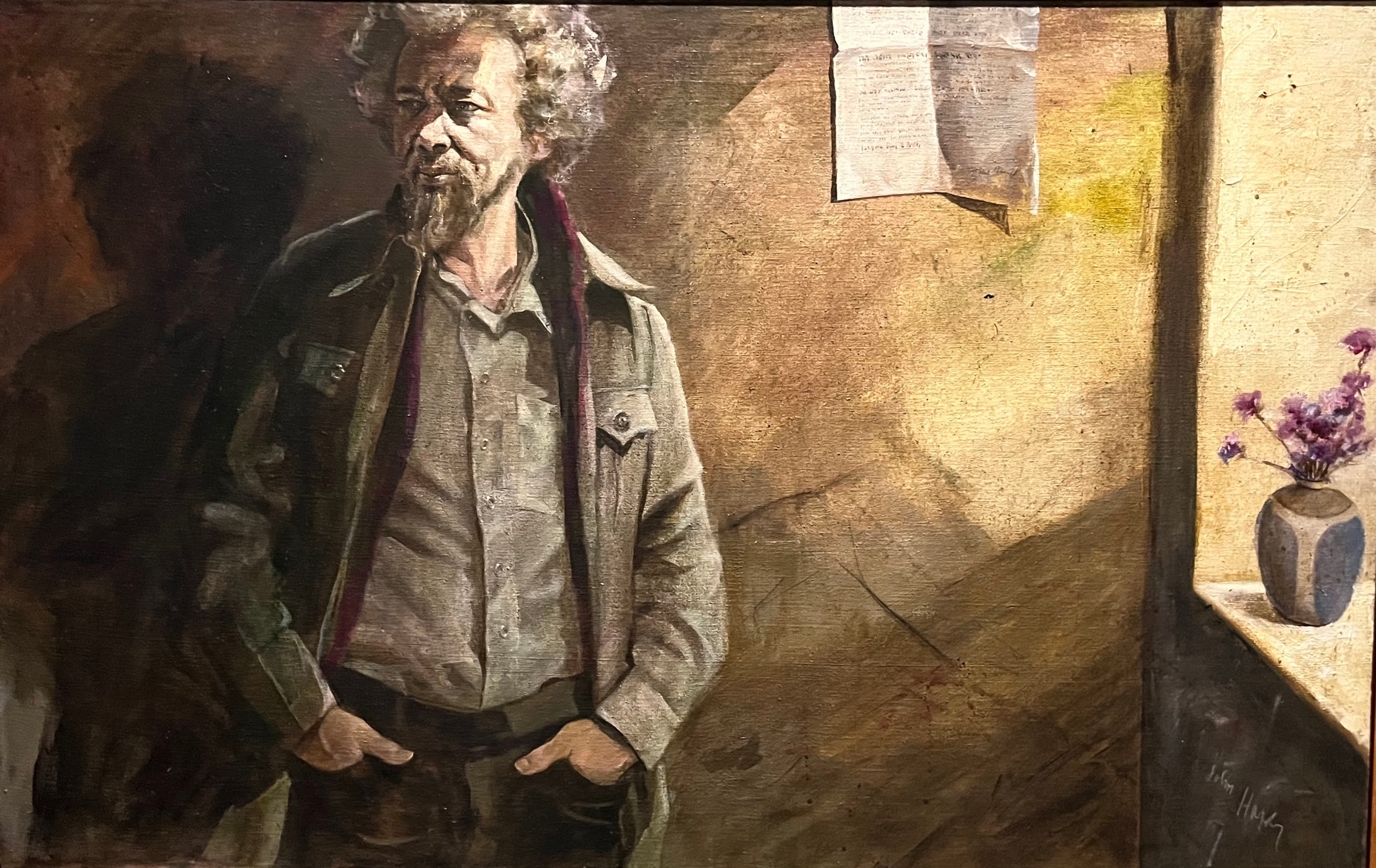 Portrait of Benny Andrews, John Hardy