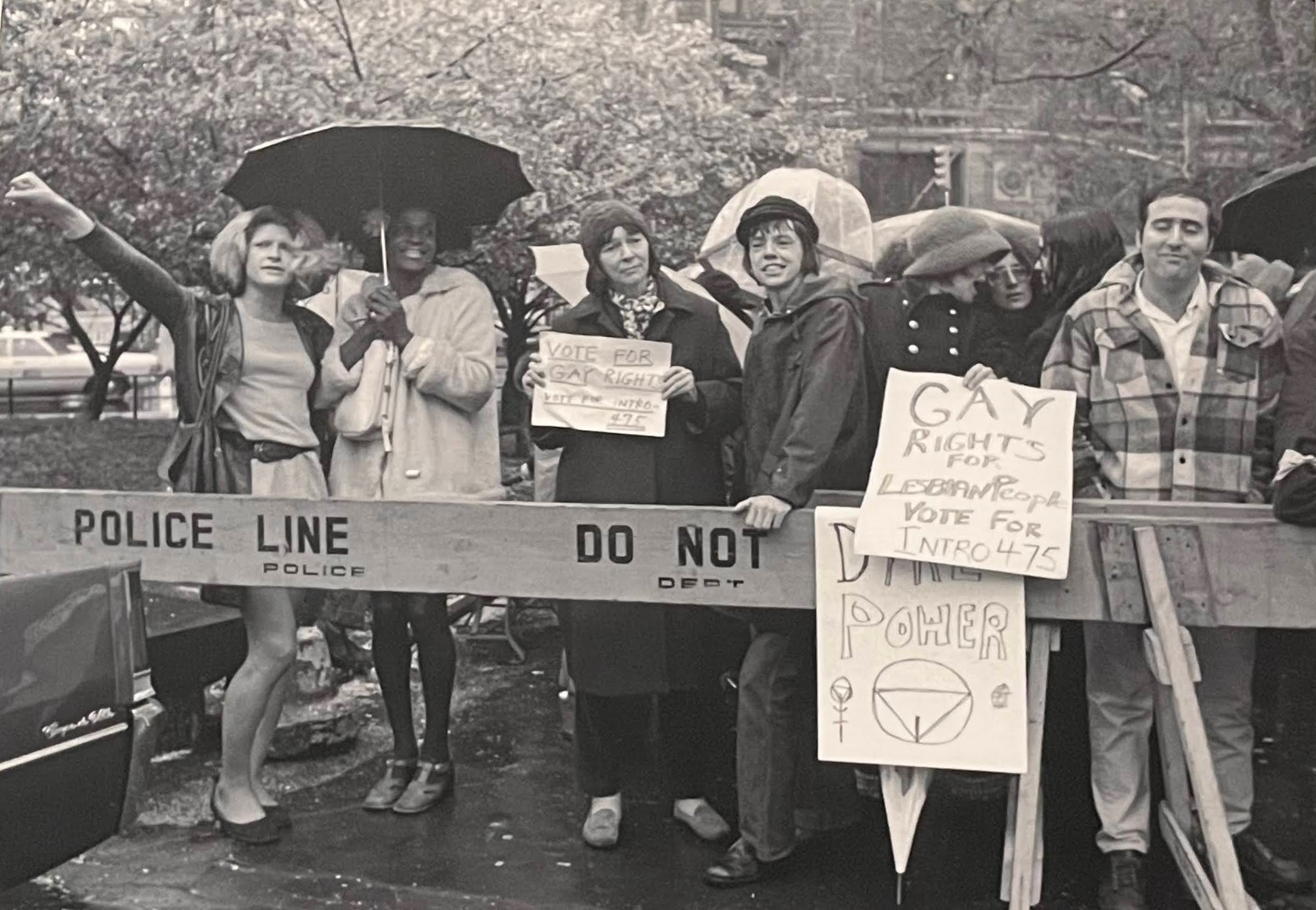 Gay Right Activists 1973