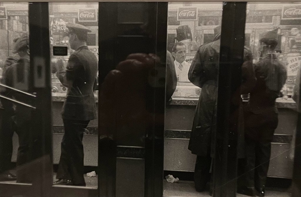 Soldiers at a Counter, Louis Stettner