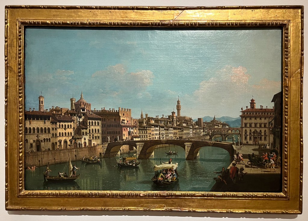 The Arno River at the Santa Trinita Bridge, Giuseppe Zucchi
