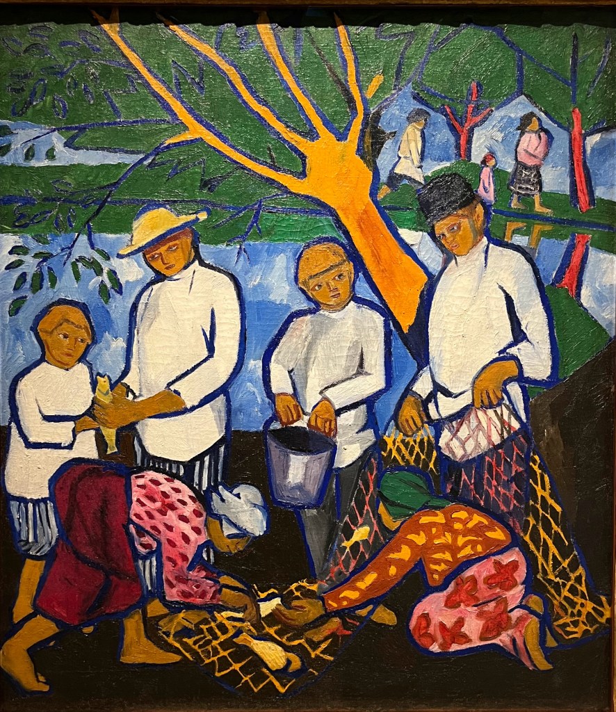 Fishing, Natalia Goncharova