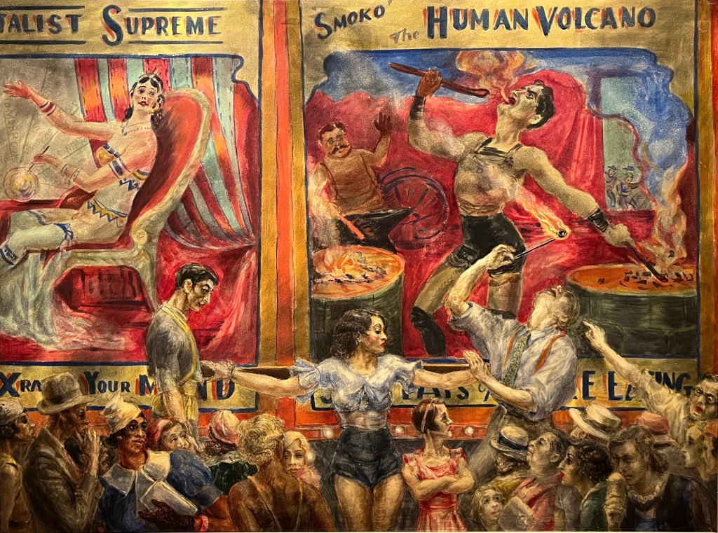 Smoko, The Human Volcano, Reginald Marsh