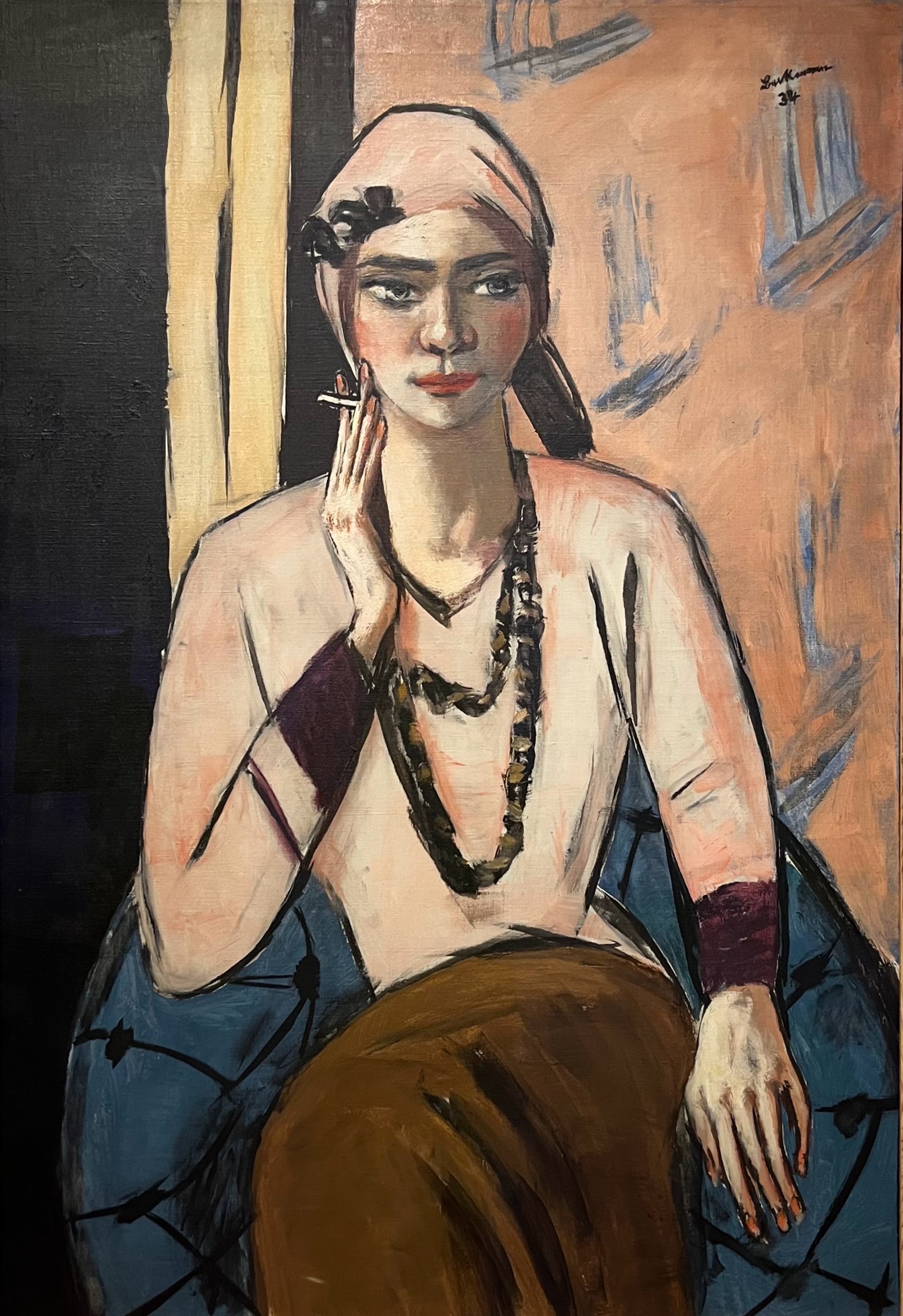 Quappi in Pink Jumper, Max Beckmann