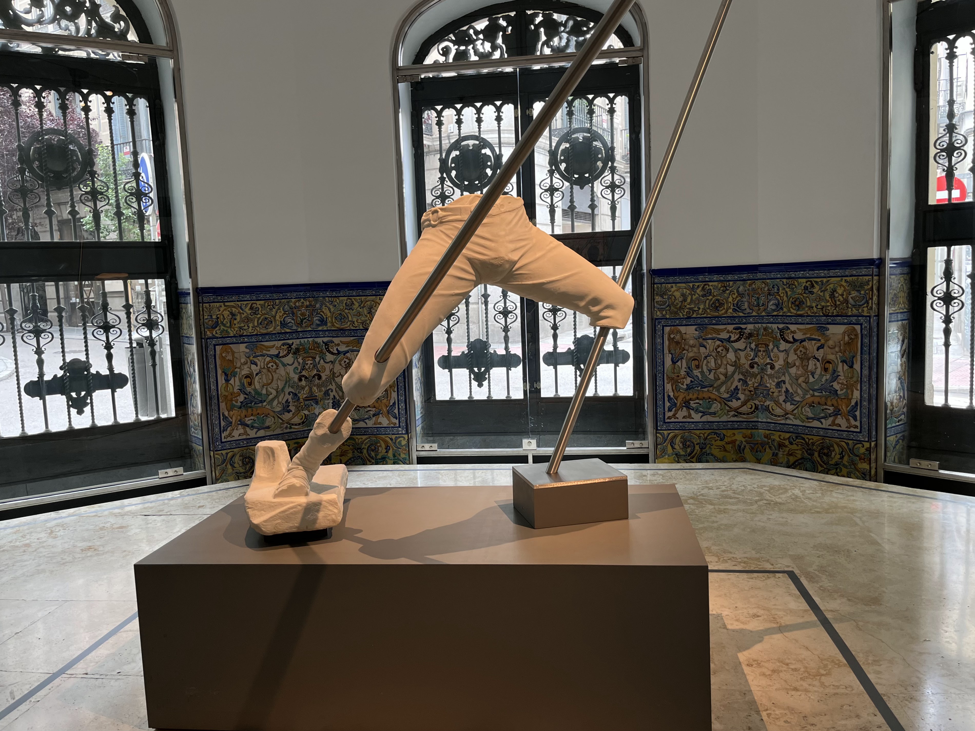 The fighting Gaul's next step, with elongated armature, Ryan Gander