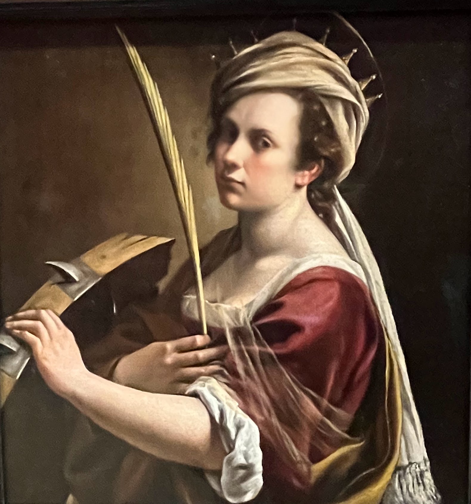 Self Portrait as Saint Catherine of Alexandria, Artemisia Gentileschi