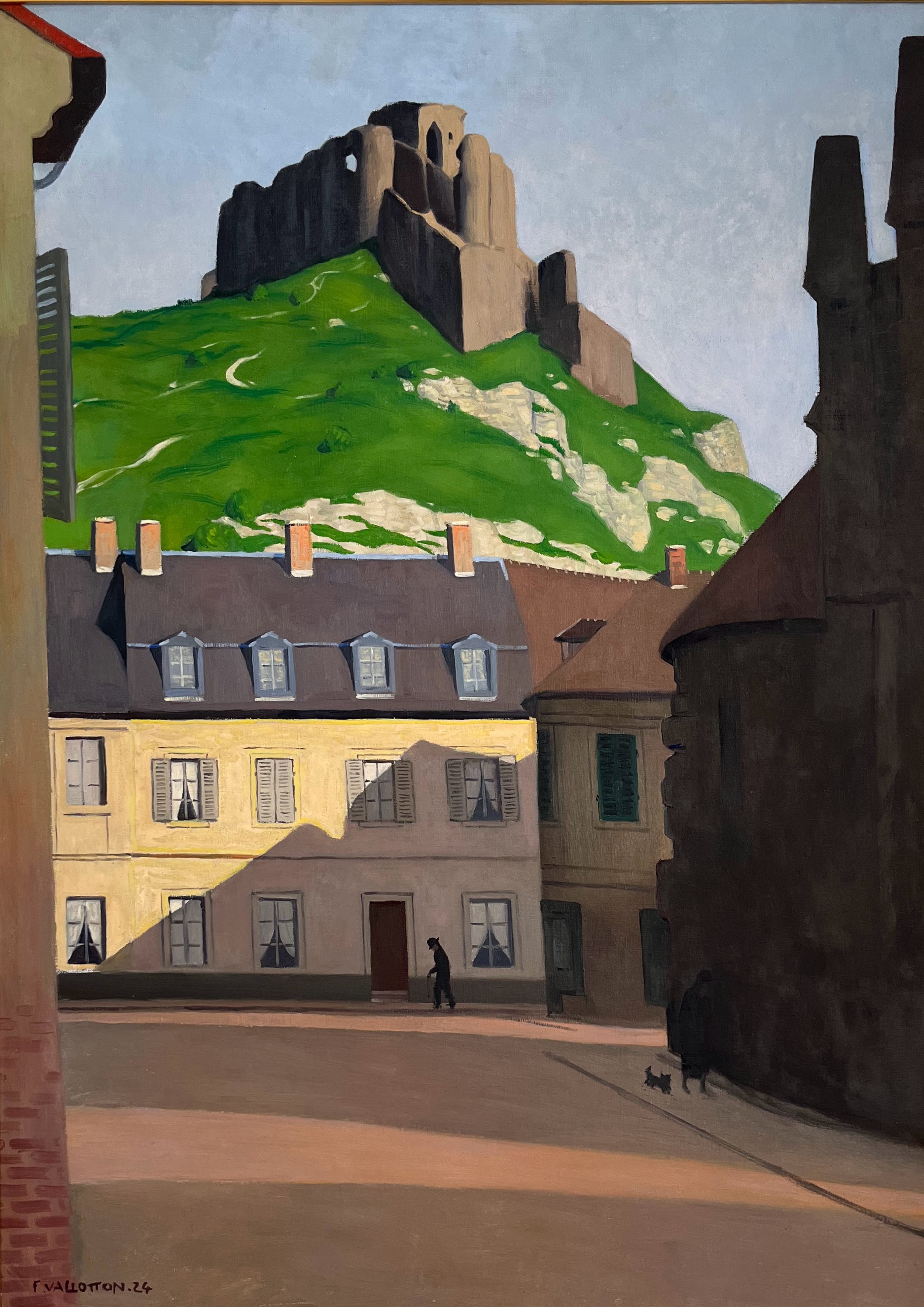 Le Chateau Galliard et la place des Andelys, Felix Vallotton