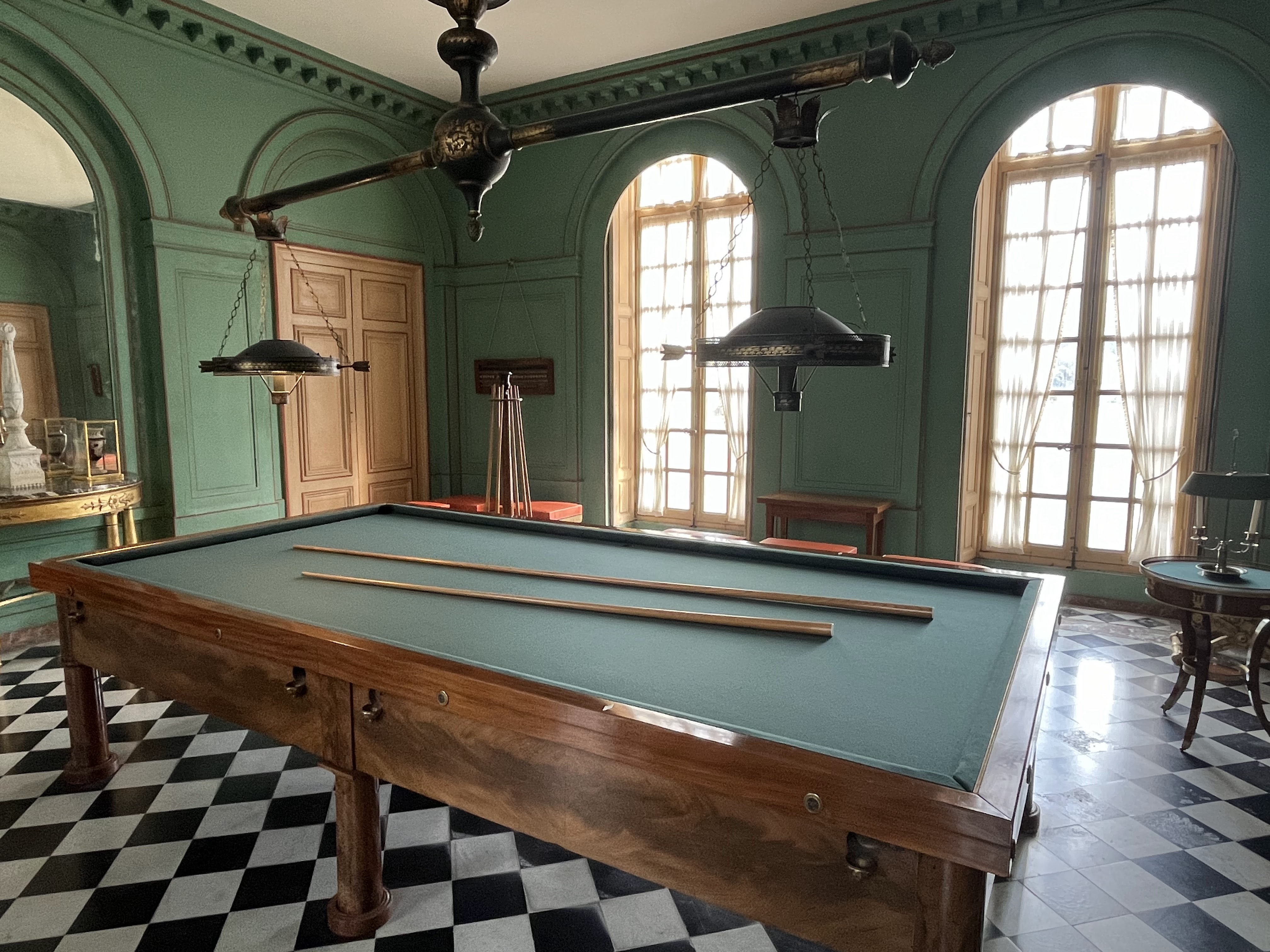 Chateau de Malmaison billiard room