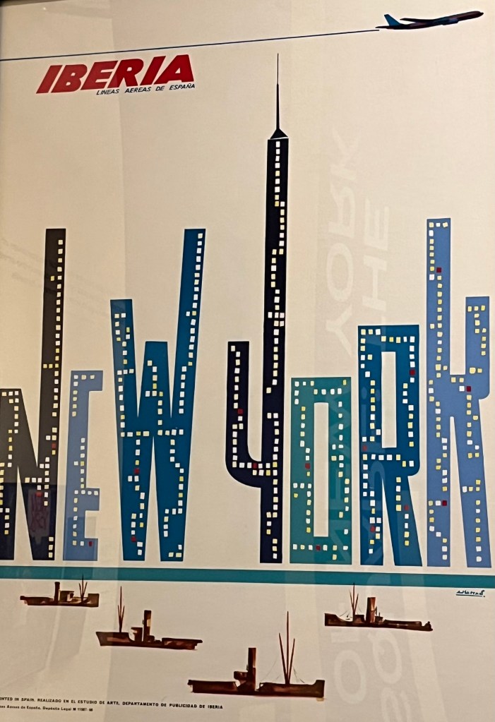 NYC travel poster