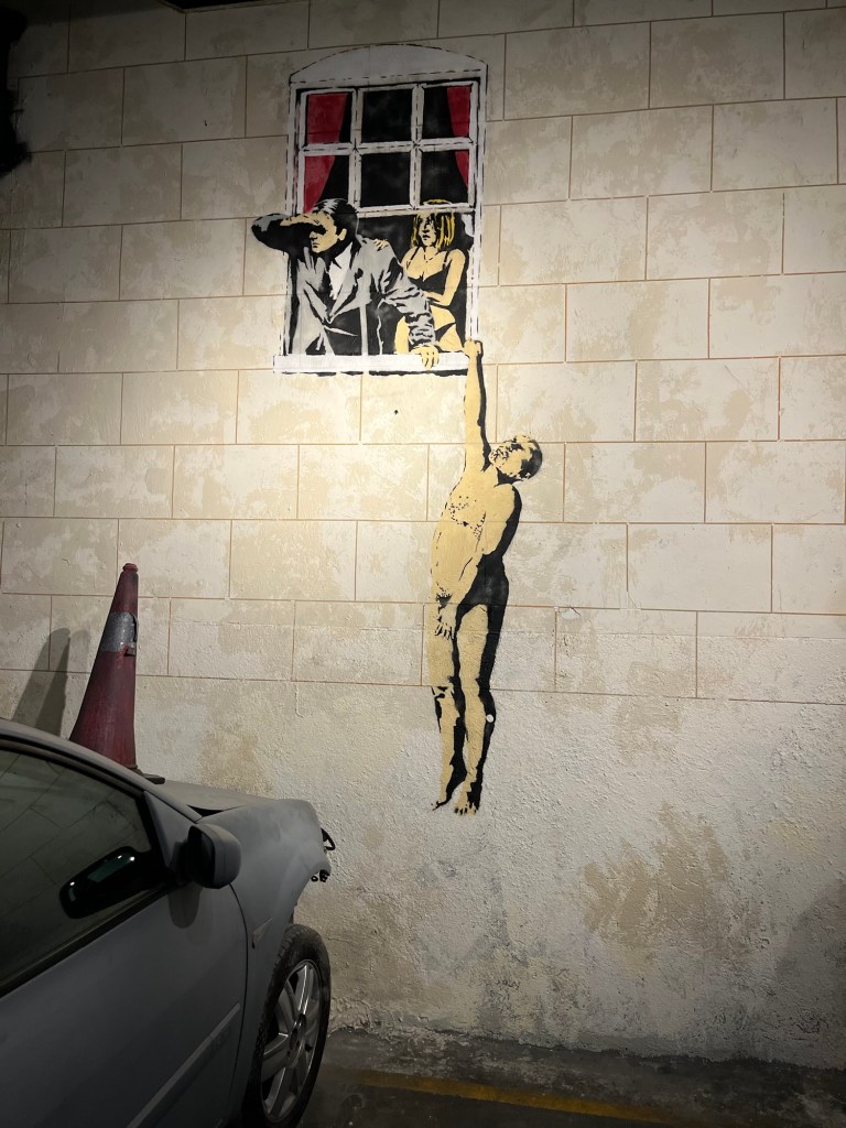 Well hung lover, Banksy
